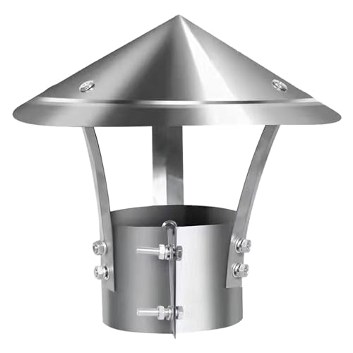 Generic Tampa superior da chaminé do cone de aço inoxidável guarda de combustão à prova de intempéri