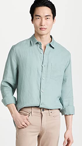 Image of Vince Men's Linen Shirt