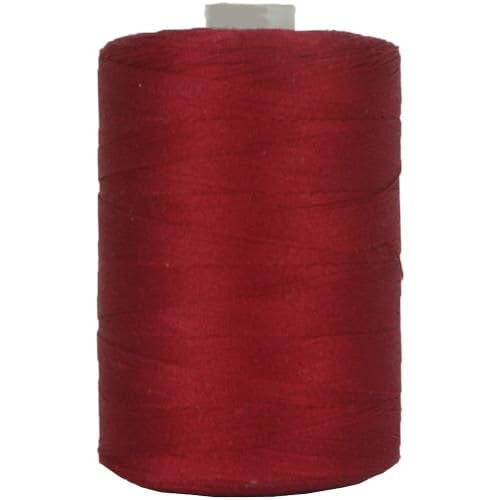 Image of ThreadArt Cotton Quilting Thread, 1000M 50 /3, Burgundy 410 | Long staple cotton thread for quilting, sewing and serging. Low-lint, smooth thread for clean stitches and strong seams.