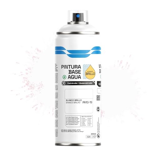 Etrexonline Pintura Spray Ecológica 400ml Base Agua Sin Olor Para Muebles Metal Plástico y Madera
