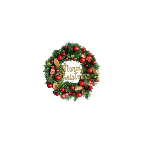 Couronne de Noël de porte pour habiller vos façades en hiver