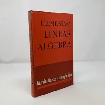Hardcover Elementary Linear Algebra Book