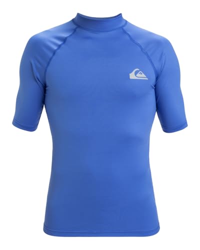 Quiksilver - Upf50 SS S/SL Surf tee para Hombre - Medium Blue - S
