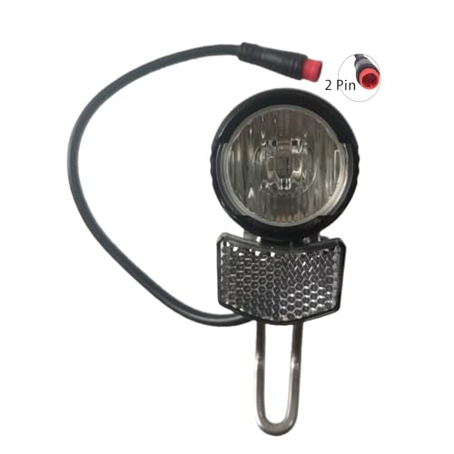 Faro LED E-Scooter con conector de 2 pines e iluminación delantera de 12V-60V 7