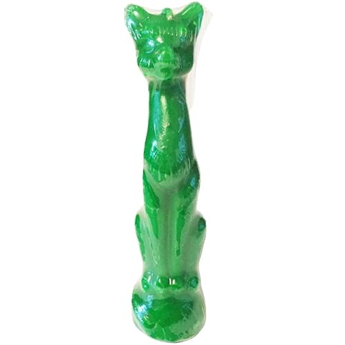 猫 キャンドル （グリーン） 魔術 マジカル 儀式 おまじない マジック 占い ヒーリング プログラミングなど