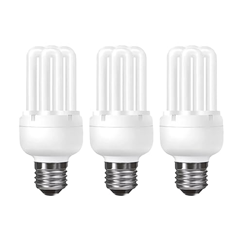 Lampwise 3X 20W (100W) Energy Saver Stick CFL 6U ES E27 Warm White 2700K