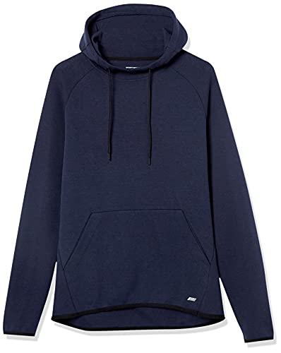 Amazon Essentials Men's Tech Fleece Hooded Pullover Sweatshirt, Navy, X-Small #TOP5