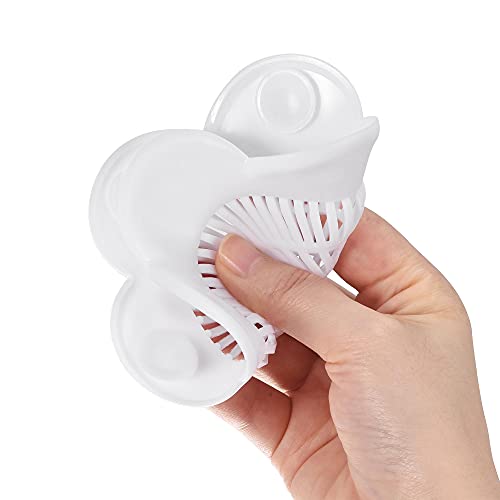 Colador de fregadero de silicona blanco 2 piezas miniatura 5