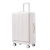 AYES Maleta, White, 51 cm, Compartimento de apertura frontal