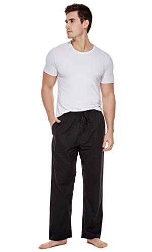 CYZ Mens 100% Cotton Pajama Pants Sleep Lounge Pajamas for Men Woven pj Pants