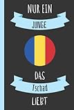 Nur Ein Junge Das Tschad Liebt: Nette lustige Abdeckung für Tschad | Länder Notizbuch | Lustiges Notizbuch-Geschenk für Tschad | 110 Seiten, 6x9 Zoll - Med Bahadda 18 