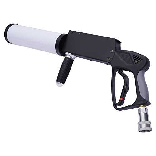 CO2 Handheld Fog Machine with LED Lights Effect, Smoke Machine, DJ CO2 Cannon Fog Machine DJ LED Smoke Gun for Nightclub, Halloween, Concerts, Parties, Club, Wedding, Theater
