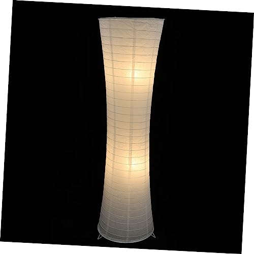 Lampe en papier verticale Hemobllo anti-éblouissement 2 E14 pour reposer les yeux