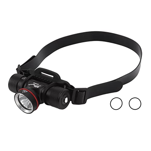 EIMSOAH Scuba Diving Headlamp Dive Light,Professional Underwater Headlight IPX68 Waterproof,1500 LM Underwater 80 Meters Flashlight for Diving,Dive Light for Caving, Snorkeling