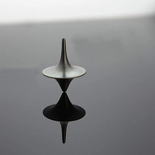 Accurate Spinning Top Portable Precision Metal Spinner Exquisite Perfect Balance Desktop Gyro Vintage Totem Zinc Alloy Spinning Top