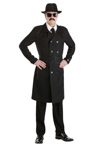 Adult Secret Agent Man Costume for Men | Includes Jacket & Accessories | Undercover Spy Halloween Outfit X-Large