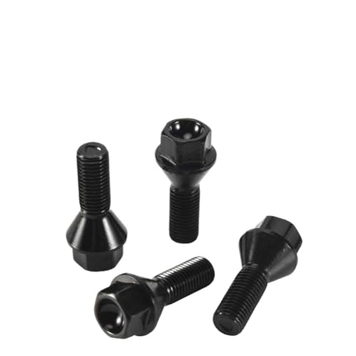 Tuerca de perno de rueda negra para restaurar la est&eacute;tica original en modelos E30 y E46 4