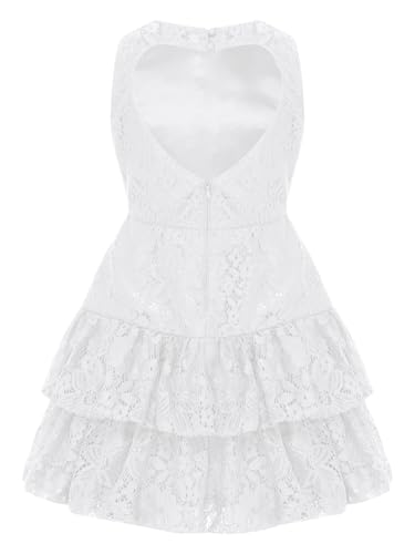 Robe dentelle en sans dos pour filles finis les vêtements de fête inconfortables - 4