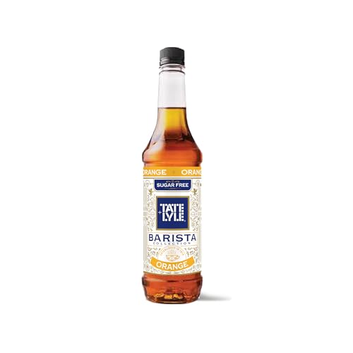Tate & Lyle Sugar Free Orange Syrup for Coffee & Cold Drinks - 1L