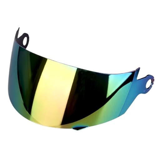 Visière pour casque de moto intégral avec lentille teintée noire universelle