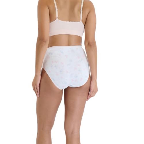 Image of Laura Ashley Women's Cotton Brief Underwear Set, High-Waisted Panties for Women, 5-Pack