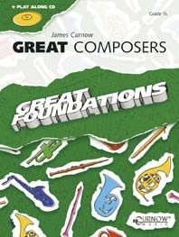 GREAT COMPOSERS TROMPETTE / BUGLE / CORNET / BARYTON / TROMBONE CLE DE SOL +CD