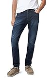 salsa hombre Vaqueros Slender Slim Carrot oscuros