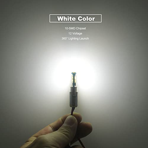 Bombillas LED T10 blancas para auto pack de 10 miniatura 6