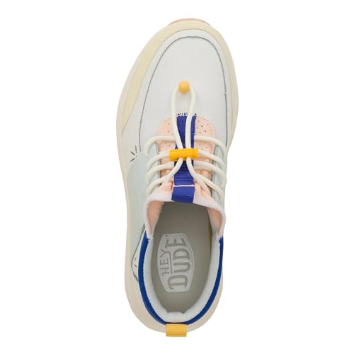 Hey Dude Sirocco Mid Color-Block Sneakers for Women - Textile Upper and Lining - Foam-Cushioned Footbed2