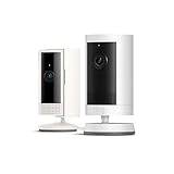 Nuova Ring videocamera esterna Plus a batteria (Outdoor Camera Plus) + Ring videocamera interna (Indoor Camera 2ª gen.) | Ring Home: 30 gg. prova gratuita