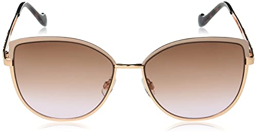 Jessica Simpson J5962 Refined Women's Metal Cat Eye Sunglasses With 100% Uv Protection. Glam Gifts For Her, 59 Mm, Rose Gold & Rose #TOP1