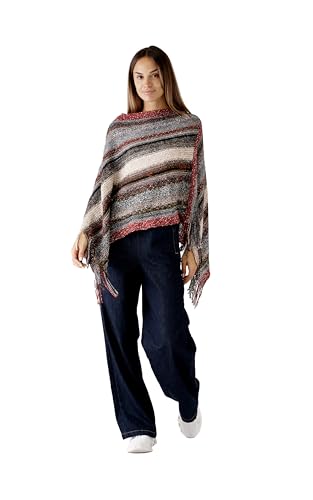 Women's Shawl Wrap Poncho Ruana Cape Cardigan Sweater Open Front for Fall Winter Spring2