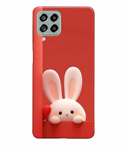 Image of Printed Hard Back Case Cover & Compatible for Samsung Galaxy M53 5G / M536Bzneinu, Samsung M53 5G | Rabbit Painting Art (Multicolor) - D1202