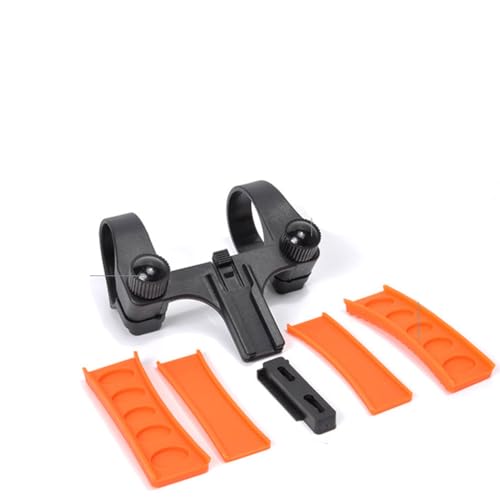Image of balacoo Bike Headlight Bracket for Mountain and Road Bikes with Anti-Skid Pads Universal Center Holder Lamp Bracket for Front Bicycle Light Mounting
