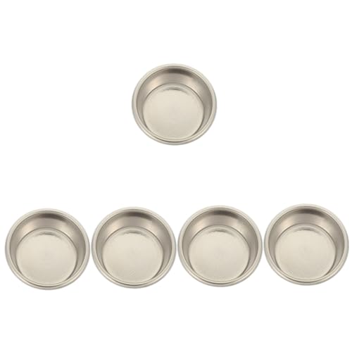 Housoutil 5pcs Stainless Steel Espresso Filter Basket for Coffee Machines Practical Strainer for for Coffee Special Occasions
