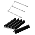 Paayox 7636 Flavorizer Bars for Weber Spirit I & II 300 Series Gas Grill, and 69787 Burner Replacement Parts Suitable for Weber Spirit E-310 S-310 E-320 S-320 (Front-Mounted Control) Gas Grill