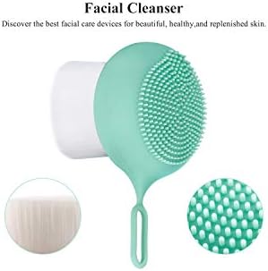 Essentials Ultra Silky and Soft Pbt Bristles Face Cleanser (Green)