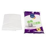 Hemobllo 2 Pezzi Oil-absorbing Filter Membrane, Carta Assorbente per Olio Non Tessuto e Plastica, Bianco, per Cappa Aspirante, Cucina Domestica e Hotel