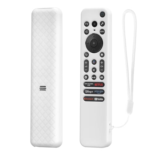 LEFXMOPHY Silicone Remote Cover for Sony RMF-TX910U / TX920U TV Remote Protective Case - White