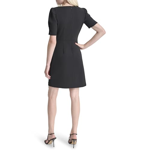 Image of DKNY Women's Short Sleeve Mini Sheath Dress