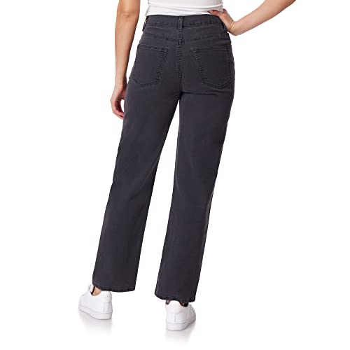 WallFlower Women's Dad Denim High-Rise Insta Vintage Juniors Jeans, Carbon, 15 by WallFlower - Image 2