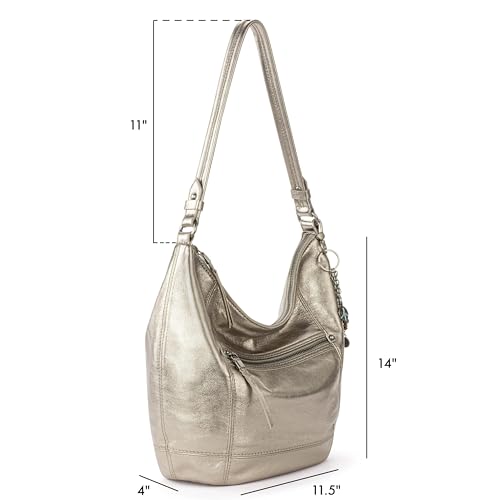 Image of The Sak Sequoia Hobo Bag - Premium Large Leather Women's Handbag for Everyday & Travel - Durable Purse With Zipper Pocket