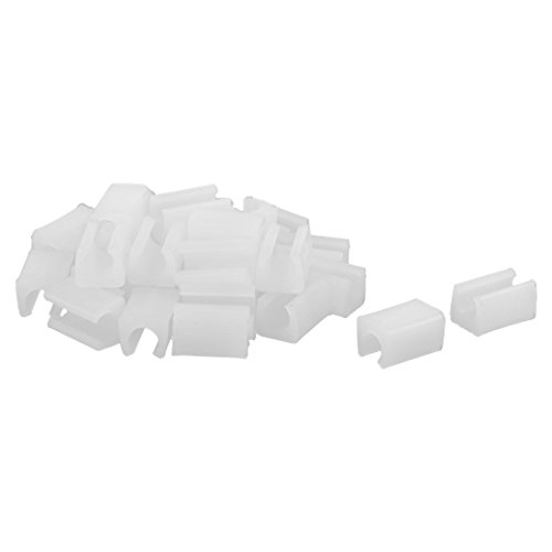 sourcingmap Accessorio per mobili sedie plastica che termina gamba Cap inserto tubo bianco 30pcs