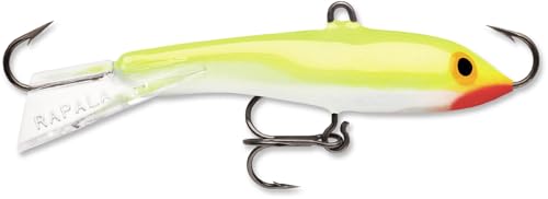 Rapala Jigging Rap 02 Fishing lure, 1.25-Inch, Silver Fluorescent Chartreuse
