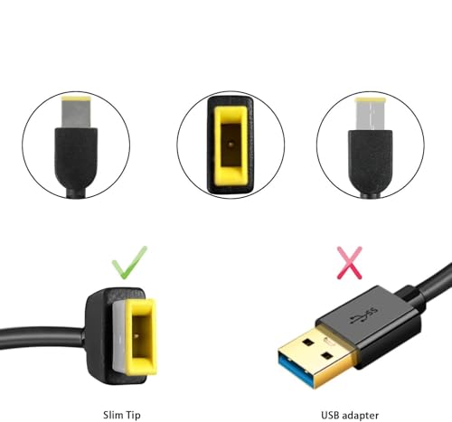 Image of 230W USB Legion 5 Charger Compatible with Lenovo Legion 5 7 5P C7 S7 Y520 Y740 Y730 Y900 Y910 Y920 Y7000P ThinkPad P16 P15 P73 P52 P70 ADL230NLC3A Laptop (LE 230W USB)