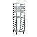 Newage Industrial 92052 Poly Box Food Box Rack, 12 Box Capacity, 5" Spacing