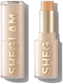 SHEGLAM Skin Magnet High Coverage Foundation Stick Longwear Medium Face Makeup for All Skin Types-Nude