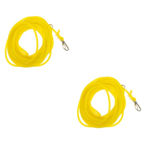 POPETPOP 3pcs Fishing Lanyard Heavy Duty Elastic Tether Rope for Angling Rods for Outdoor Activities Like Fishing Hiking and Camping