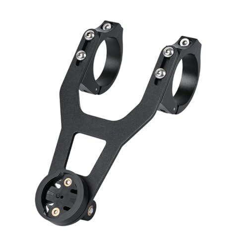 XBERSTAR Soporte frontal para bicicleta para Garmin/Bryton/Cateye (negro)