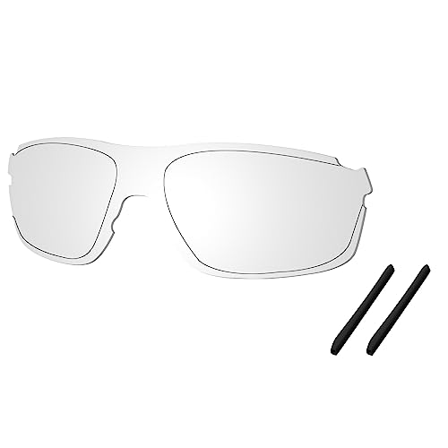 Image of SAUCER Premium Replacement Lenses & Earsocks for Oakley EV Zero Pitch OO9383 Sunglass